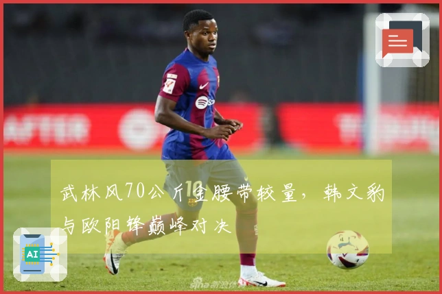 武林风70公斤金腰带较量，韩文豹与欧阳锋巅峰对决